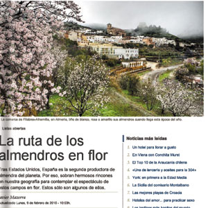 La ruta de los almendros - ocholeguas.com La ruta de los almendros - ocholeguas.com