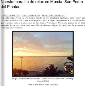 Paraíso de relax en Murcia: San Pedro del Pinatar - Visiteando.net Paraíso de relax en Murcia: San Pedro del Pinatar - Visiteando.net
