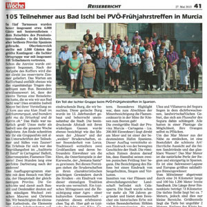 105 Teelnehmer aus Bad Ischl bei PVÖ-Frúhjahrstreffen in Murcia 105 Teelnehmer aus Bad Ischl bei PVÖ-Frúhjahrstreffen in Murcia